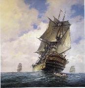 unknow artist Seascape, boats, ships and warships. 82